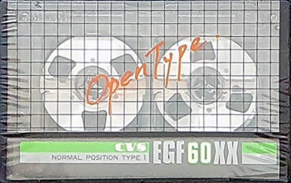 Compact Cassette CVS EGF XX 60 Type I Normal 1983 Japan