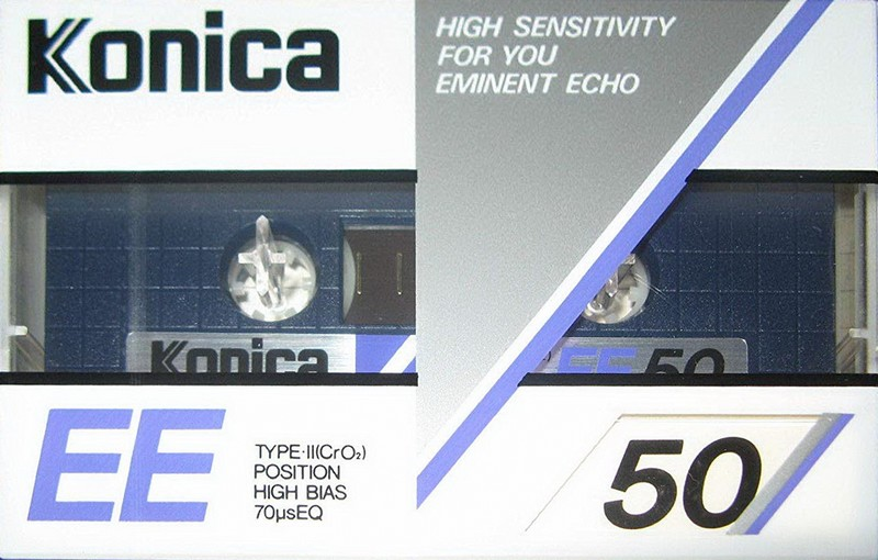 Compact Cassette Konica EE 50 Type II Chrome 1984 Japan