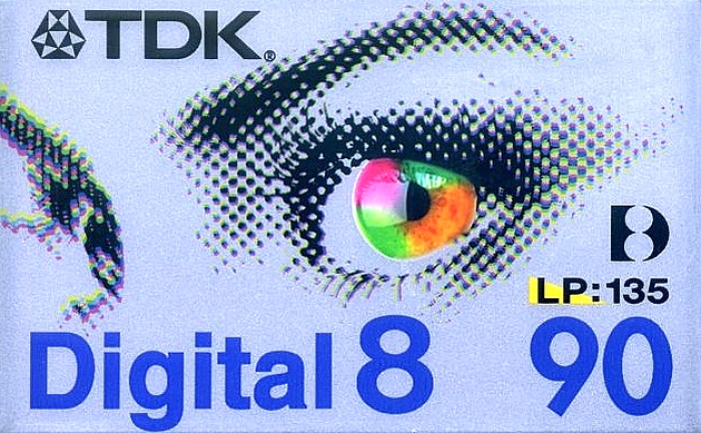 Video8, Hi8, Digital8 TDK 90 Type I Normal 2004 Worldwide
