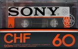 Compact Cassette Sony CHF 60 "red SP" Type I Normal 1978 Near East