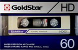 Compact Cassette Goldstar HD 60 Type I Normal 1987 North America