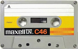 Compact Cassette Maxell LN 46 Type I Normal 1974 Japan