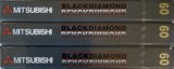 3 pack Mitsubishi / Mitsubishi Electric Black Diamond 60 Type I Normal Europe