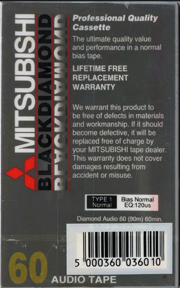 3 pack Mitsubishi / Mitsubishi Electric Black Diamond 60 Type I Normal Europe