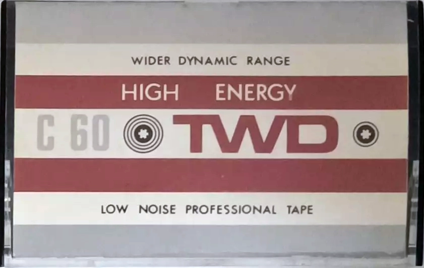 Compact Cassette TWD 60 Type I Normal Hong Kong