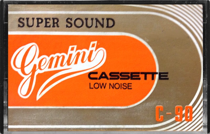 Compact Cassette Gemini 90 Type I Normal 1980 Hong Kong