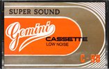 Compact Cassette Gemini 90 Type I Normal 1980 Hong Kong