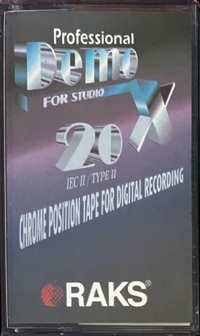Compact Cassette RAKS 20 "Demo X for Studio" Type II Chrome Europe