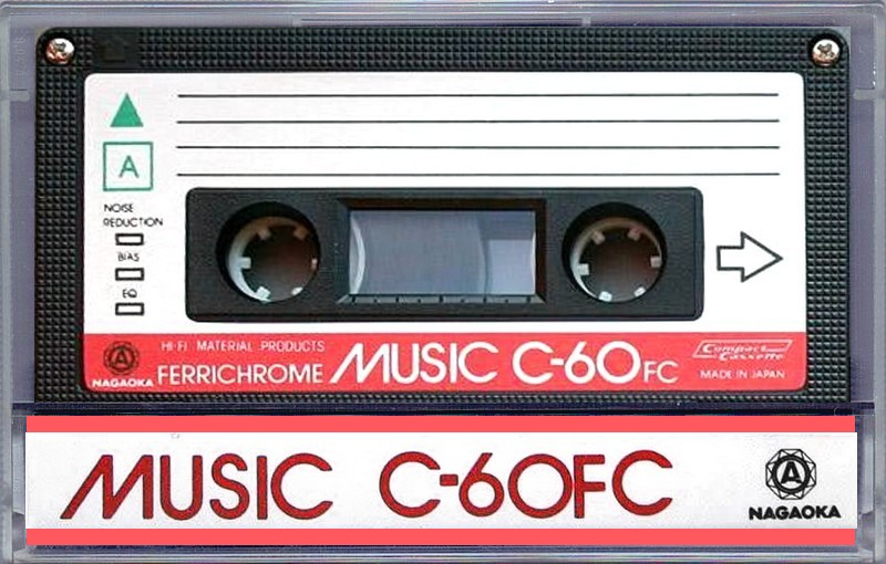 Compact Cassette Nagaoka 60 Type III Ferro Chrome Japan