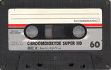 Compact Cassette Hema Chroomdioxyde Super HD 60 Type II Chrome 1983 Netherlands
