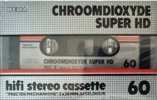 Compact Cassette Hema Chroomdioxyde Super HD 60 Type II Chrome 1983 Netherlands