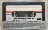 Compact Cassette Hema Chroomdioxyde Super HD 60 Type II Chrome 1983 Netherlands