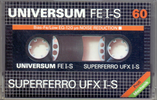 Compact Cassette Universum UFX I-S 60 Type I Normal 1983 Europe