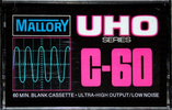 Compact Cassette Mallory UHO 60 Type I Normal USA