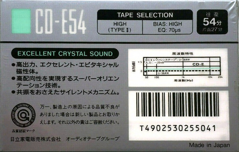 Compact Cassette: Maxell / Hitachi Hitachi - CD-E 54