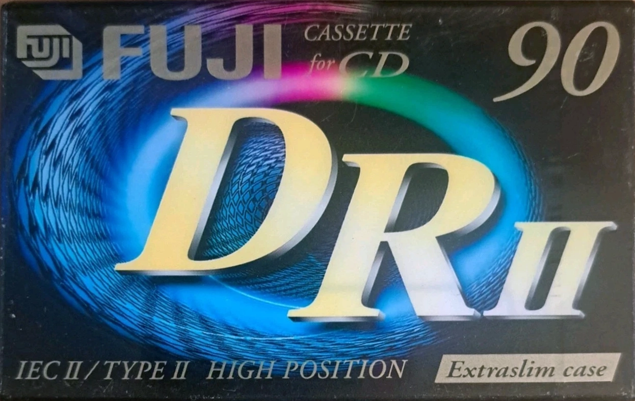 Compact Cassette Fuji DR-II 90 Type II Chrome 1998 Europe