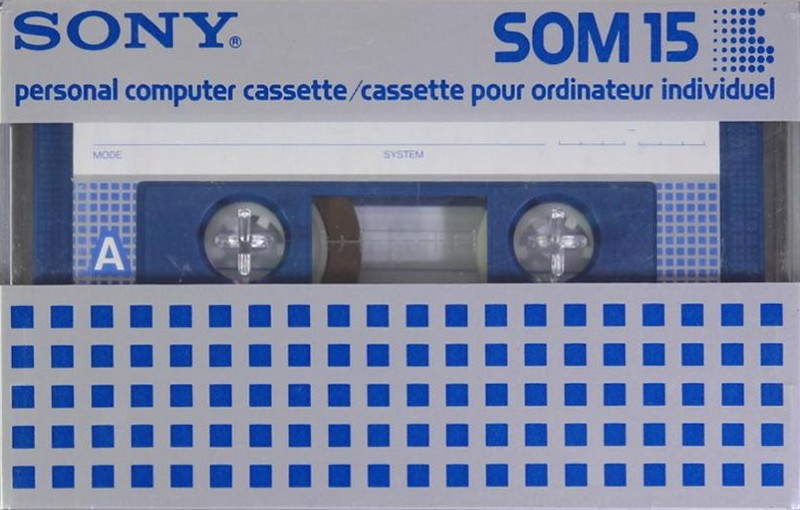 Compact Cassette Sony SOM 15 Computer Cassette 1983 Europe