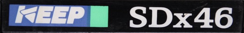 Compact Cassette KEEP SDX 46 Type I Normal 1986 Japan
