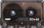 Compact Cassette KEEP SDX 46 Type I Normal 1986 Japan