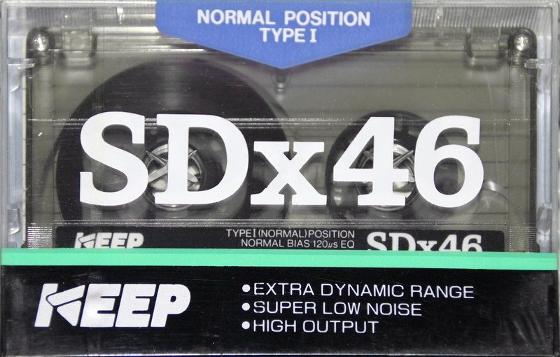 Compact Cassette: GoldStar / LG KEEP - SD-X 46