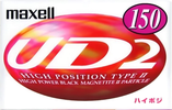 Compact Cassette Maxell UDII / UD2 150 "UD2-150L" Type II Chrome 1997 Japan