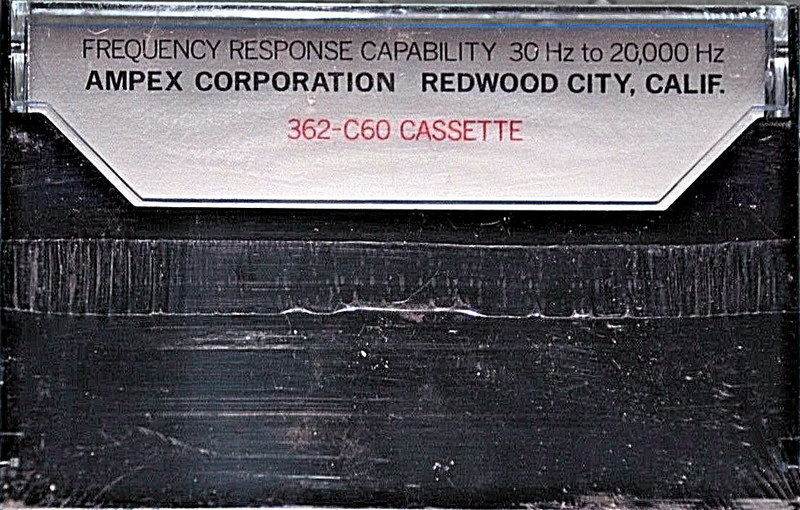 Compact Cassette Ampex 60 Type I Normal 1972 USA