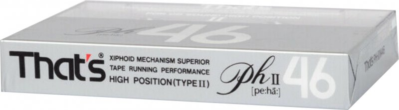 Compact Cassette Thats PH-II 46 Type II Chrome 1989 Japan