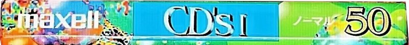 Compact Cassette Maxell CD`s I / CD`s 1 50 "CDS1-50G" Type I Normal 1994 Japan