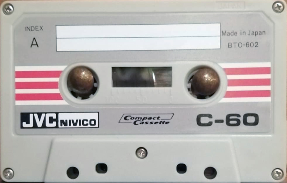 Compact Cassette JVC Nivico 60 Type I Normal Japan