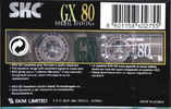 Compact Cassette SKC GX 80 Type I Normal 1999 Europe