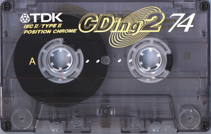 Compact Cassette TDK CDing 2 74 "CDING2-74EC" Type II Chrome 2001 Europe