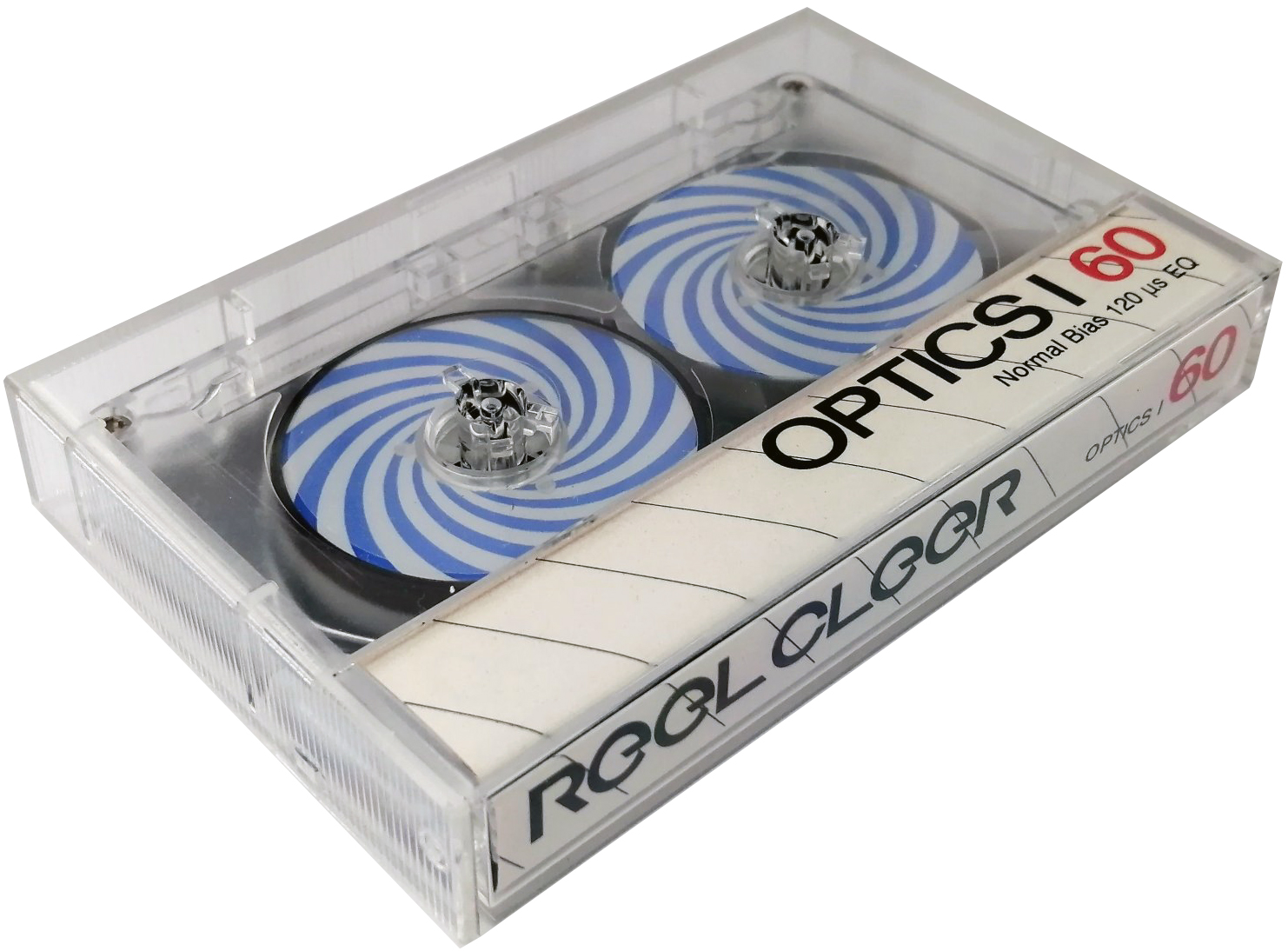 Compact Cassette Reel Cleer Optics I 60 Type I Normal 1984 USA