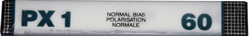 Compact Cassette Protek PX 1 60 "PX 1" Type I Normal Canada