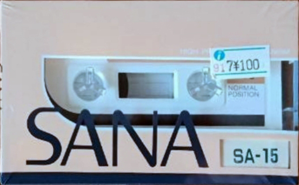 Compact Cassette Sana SA 15 Type I Normal 1980 Japan