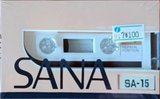 Compact Cassette Sana SA 15 Type I Normal 1980 Japan