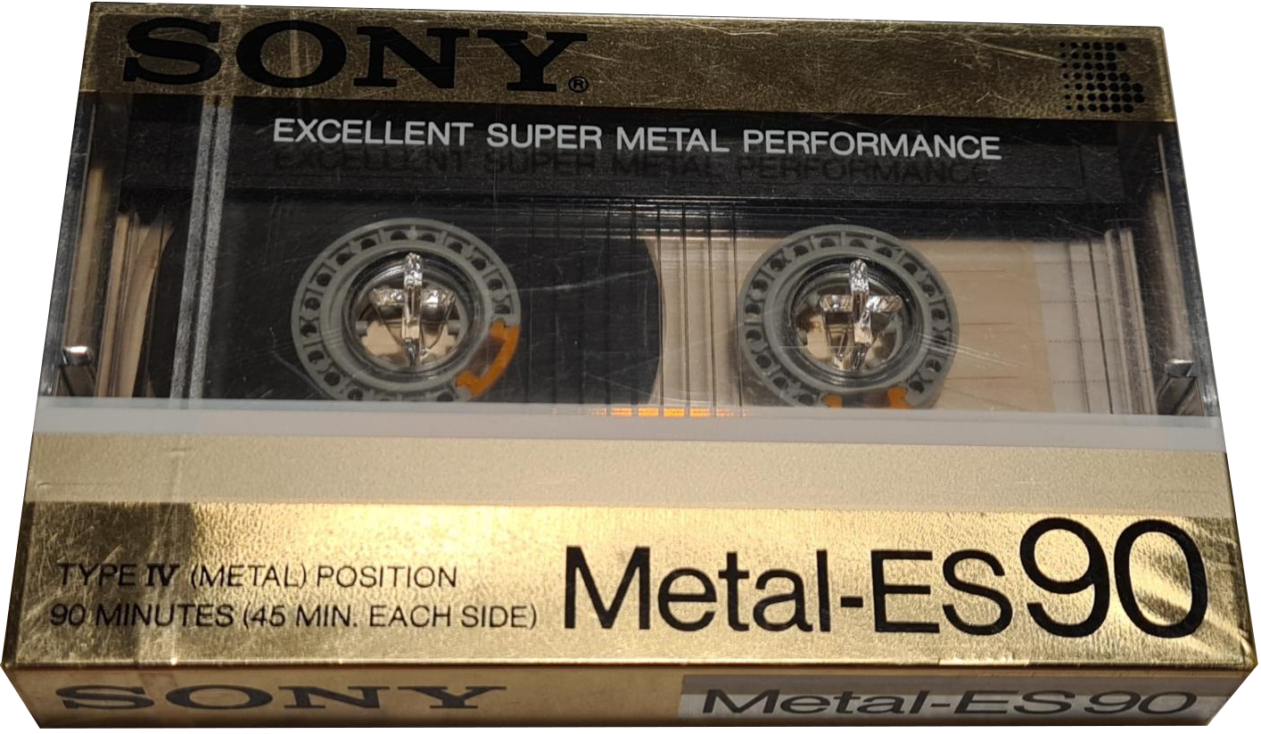 Compact Cassette Sony Metal-ES 90 Type IV Metal 1985 Japan