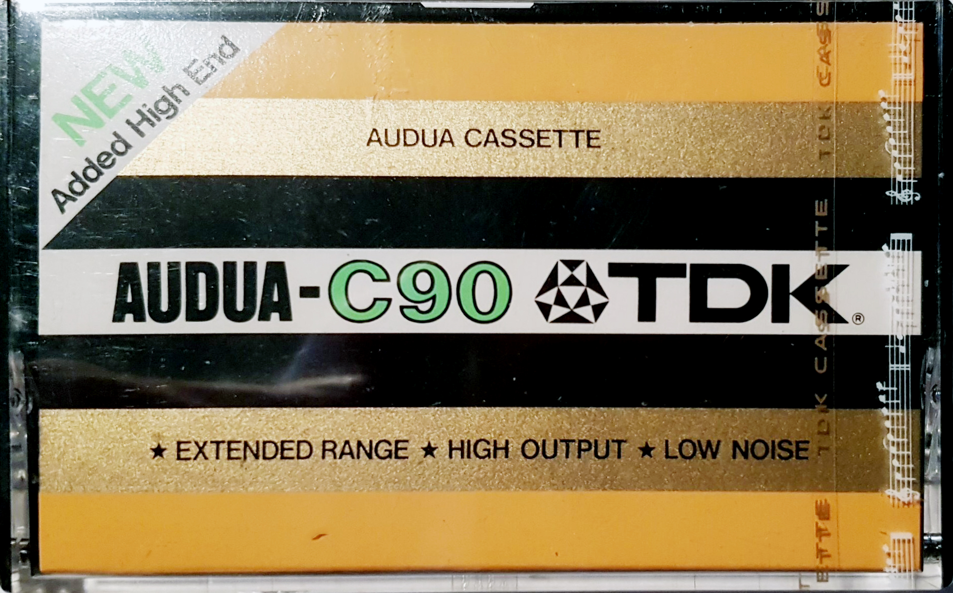 Compact Cassette TDK Audua 90 Type I Normal 1975 Europe, USA