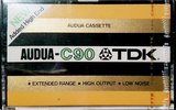 Compact Cassette TDK Audua 90 Type I Normal 1975 Europe, USA
