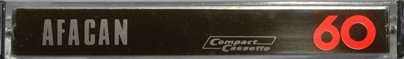 Compact Cassette Afacan 60 Type I Normal Germany