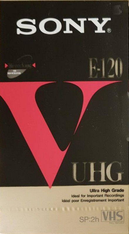 VHS, Video Home System: Sony  - UHG 120