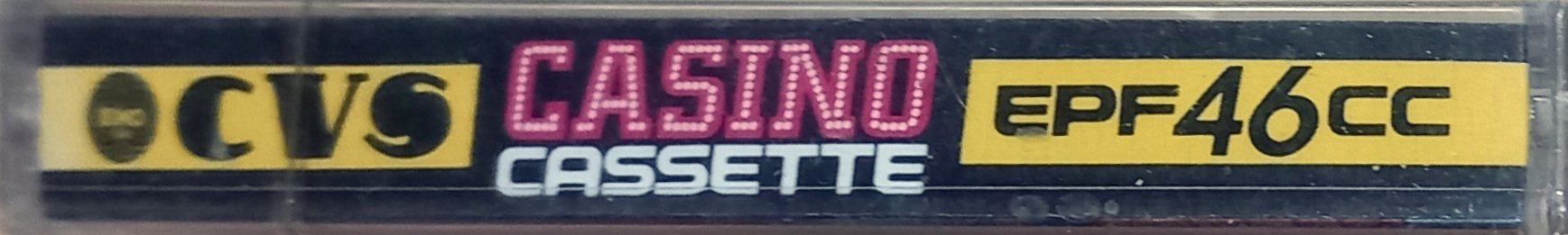 Compact Cassette CVS EPF CC 46 "Casino Cassette" Type I Normal Japan