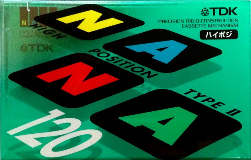 Compact Cassette TDK Na Na 120 "NA2-120" Type II Chrome 2000 Japan