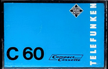 Compact Cassette Telefunken High Energy 60 Type II Chrome 1972 Germany
