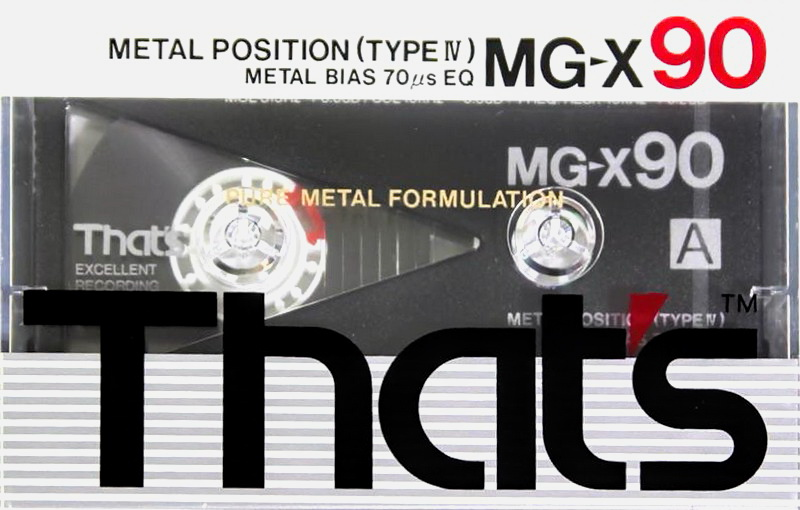 Compact Cassette: Taiyo Yuden Thats - MG-X 90