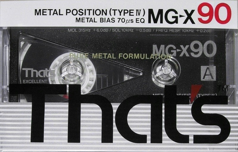 Compact Cassette: Taiyo Yuden Thats - MG-X 90