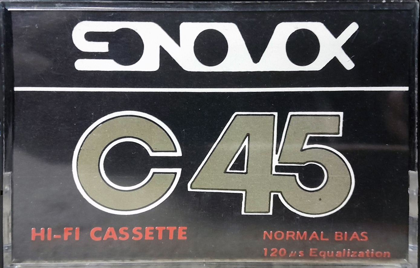 Compact Cassette Sonovox 45 Type I Normal Uruguay