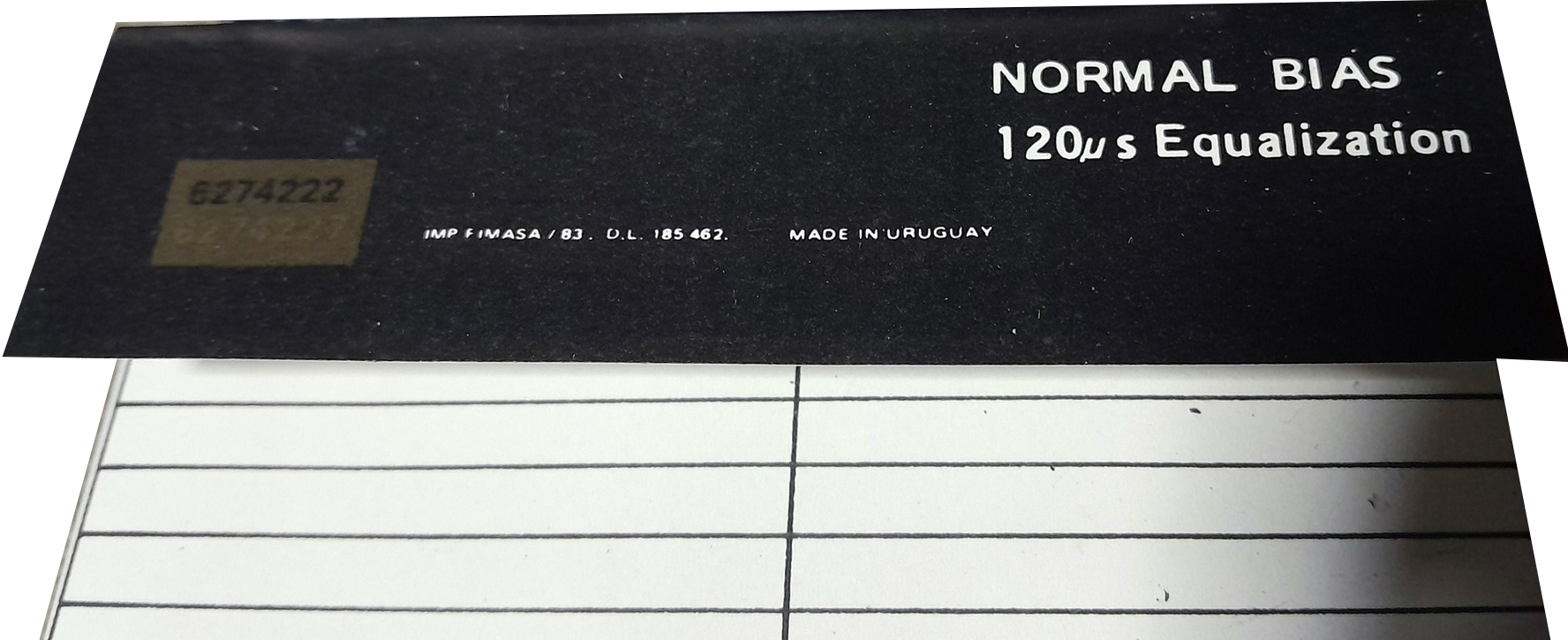 Compact Cassette Sonovox 45 Type I Normal Uruguay