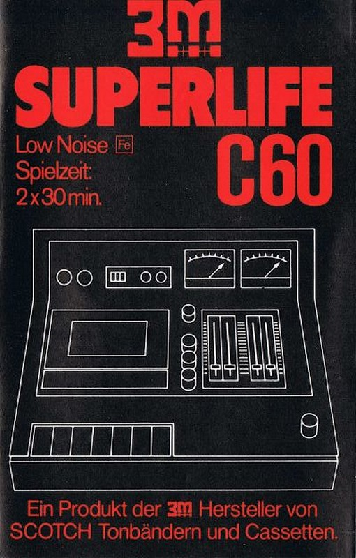 Compact Cassette: 3M  - Superlife 60