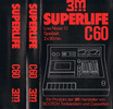 Compact Cassette 3M Superlife 60 Type I Normal Europe