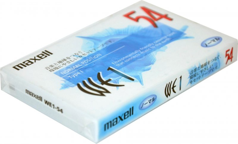Compact Cassette Maxell WE 54 "WE1-54" Type I Normal 1999 Japan